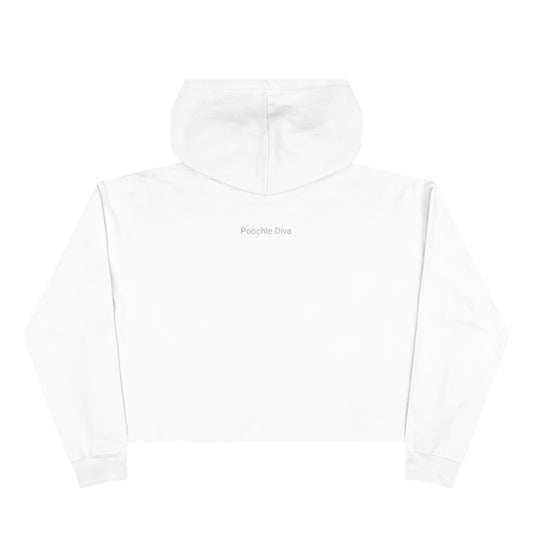 Pink Mumbles Crop Hoodie