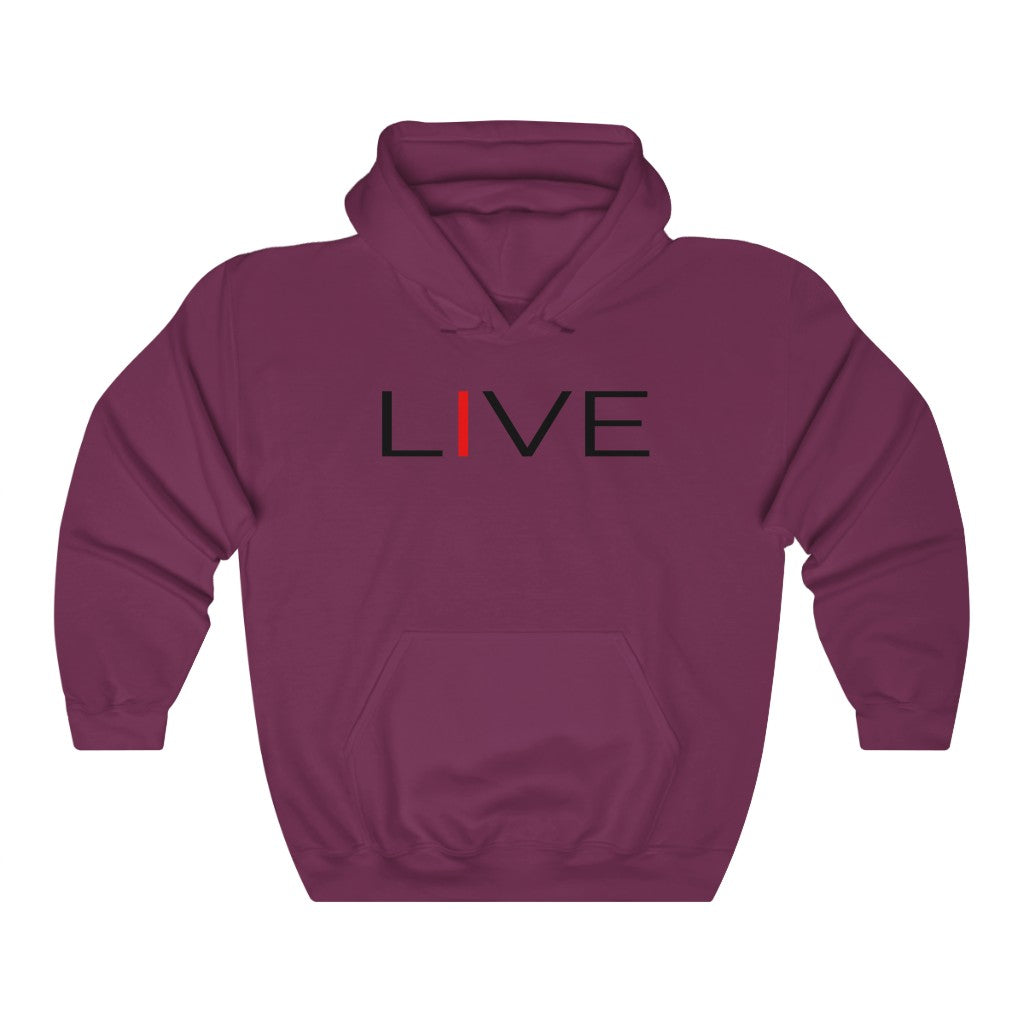 I LIVE Unisex Heavy Blend™ Hooded Sweatshirt