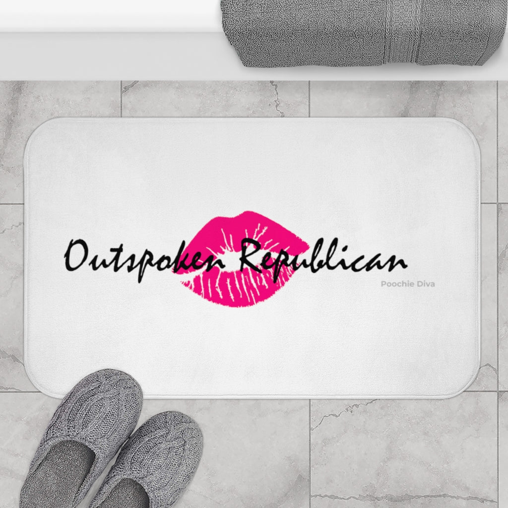 Outspoken Republican Bath Mat