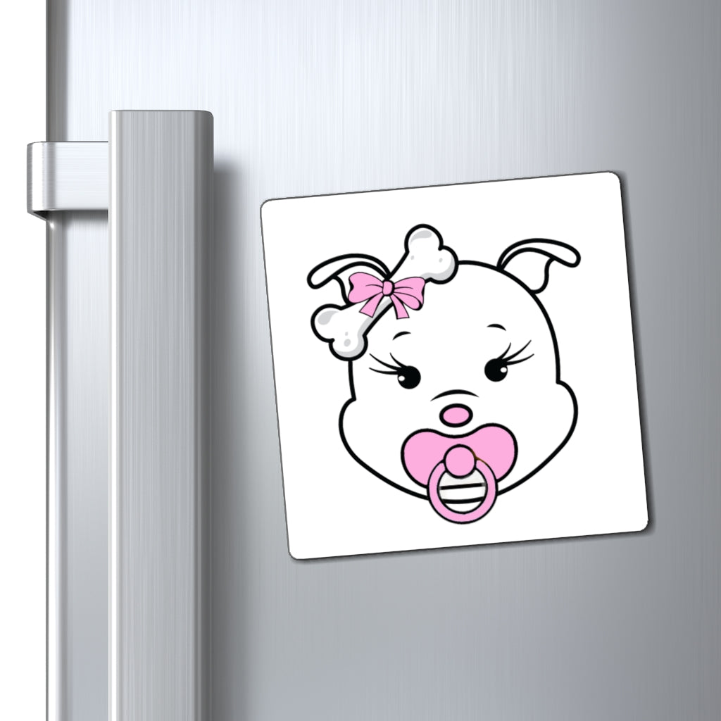 Baby Diva Pink Magnets