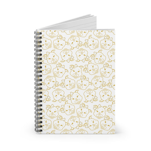 Baby Diva Spiral Notebook - Ruled Line