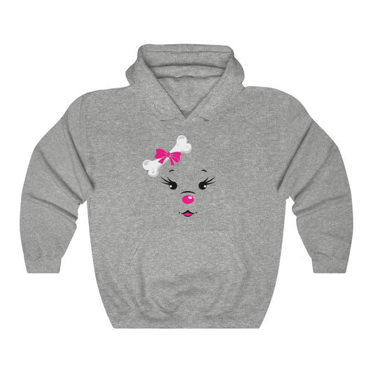 Pink Diamond Face Unisex Heavy Blend™ Hooded Sweatshirt