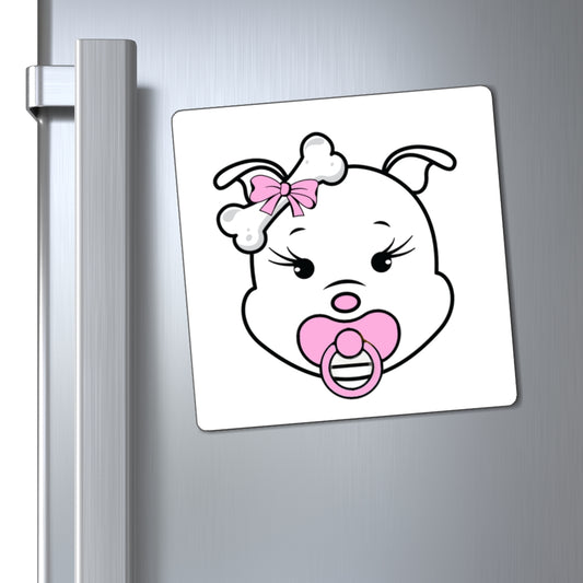 Baby Diva Pink Magnets