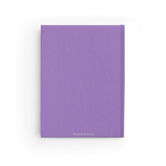 Purple Diamond Cupcake On Lavender Journal - Blank