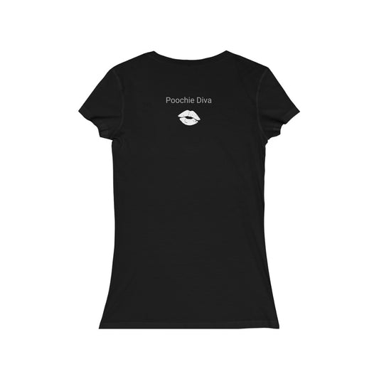 Mumbles Love On Women's Jersey Short Sleeve V-Neck Tee