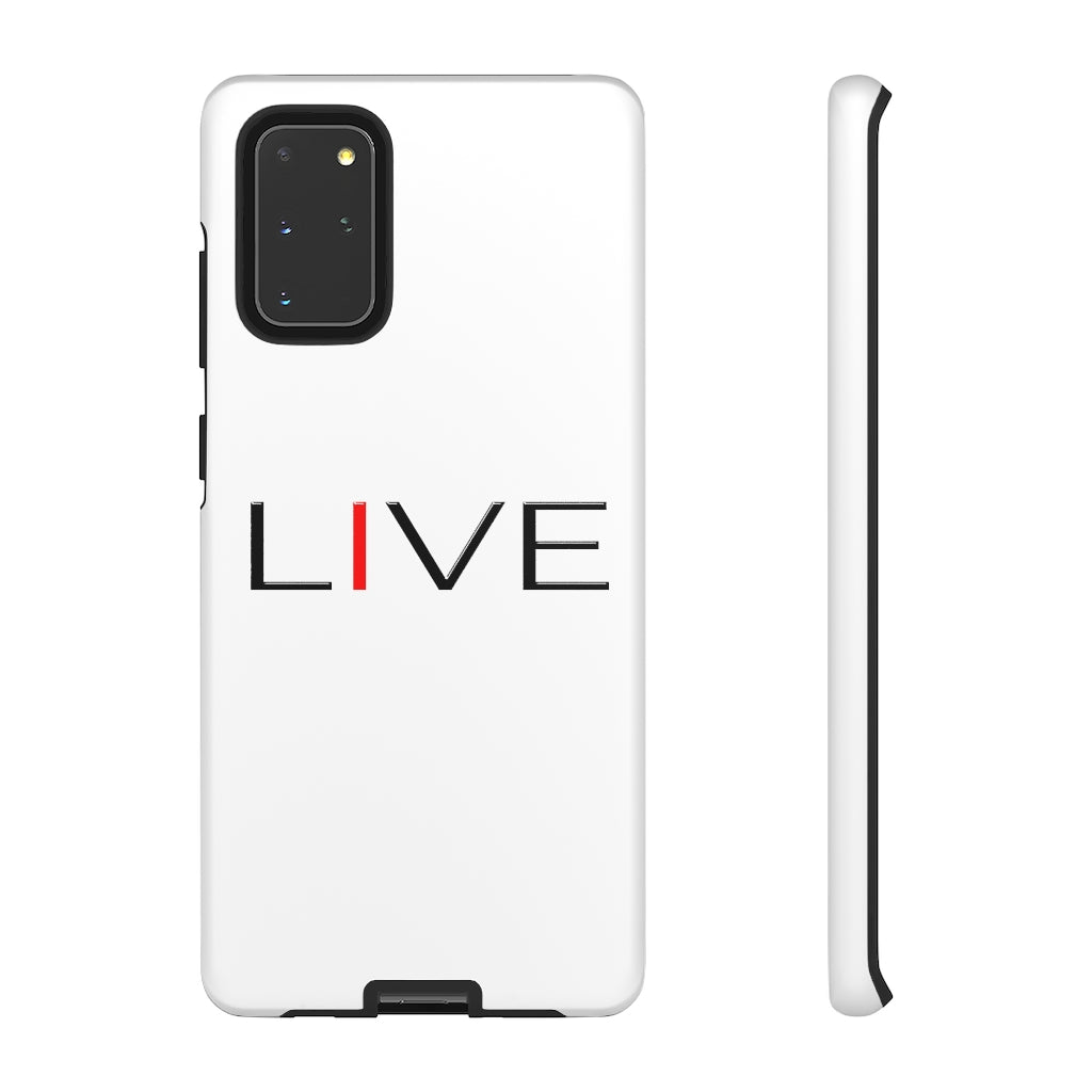 "I" LIVE On White Tough Cases