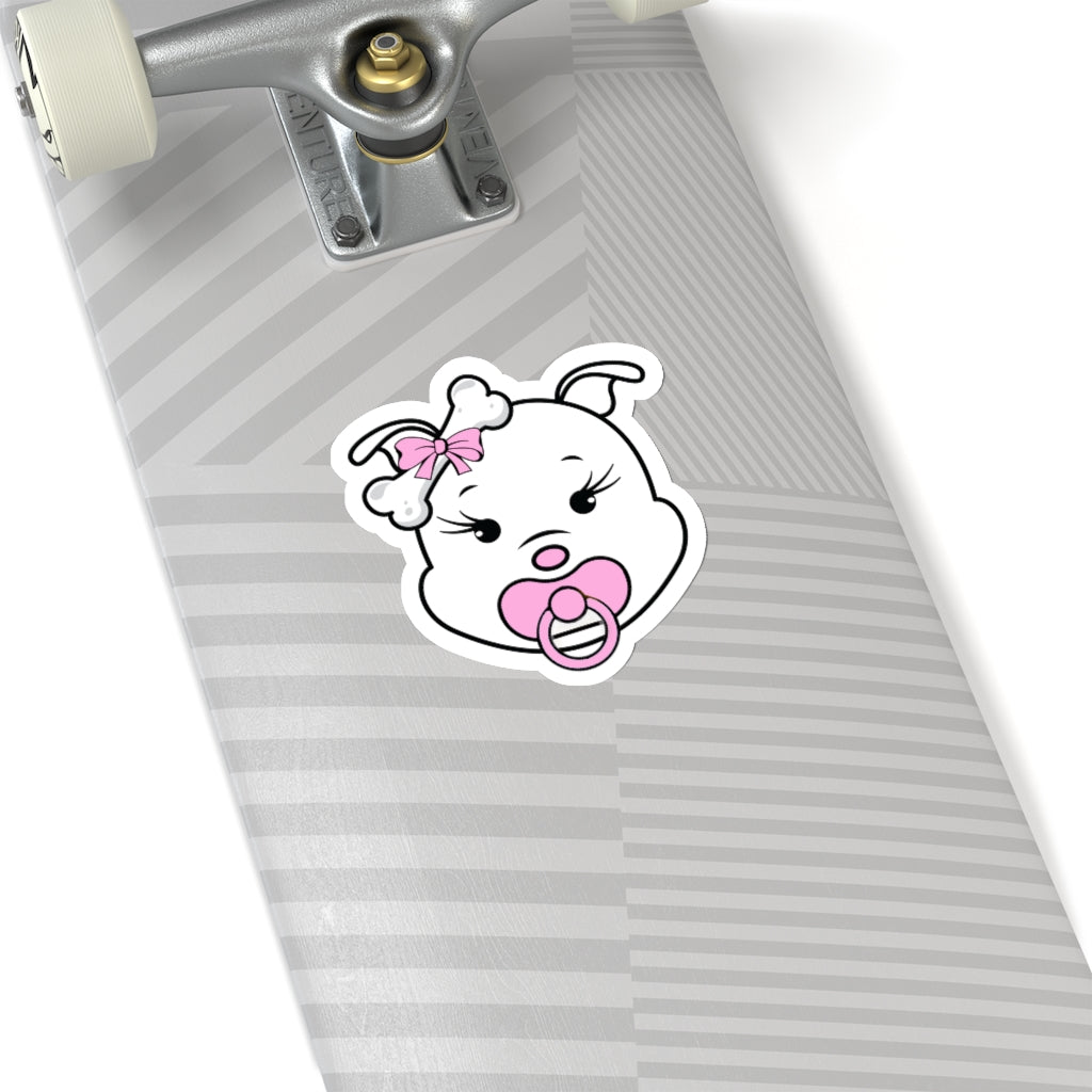 Baby Diva Pink Kiss-Cut Stickers