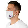 Purple Diamond Lips On Fabric Face Mask