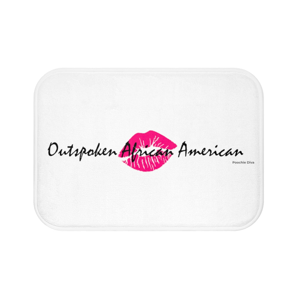 Outspoken African American Bath Mat