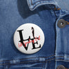 Live Life Speaking Out Custom Pin Buttons