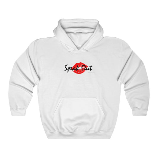 Speak Out Red Lips Unisex Heavy Blend™ Hooded Sweatshirt