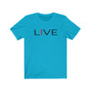 I LIVE Unisex Jersey Short Sleeve Tee