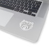 Diamond Paw Print Afro Kiss-Cut Stickers