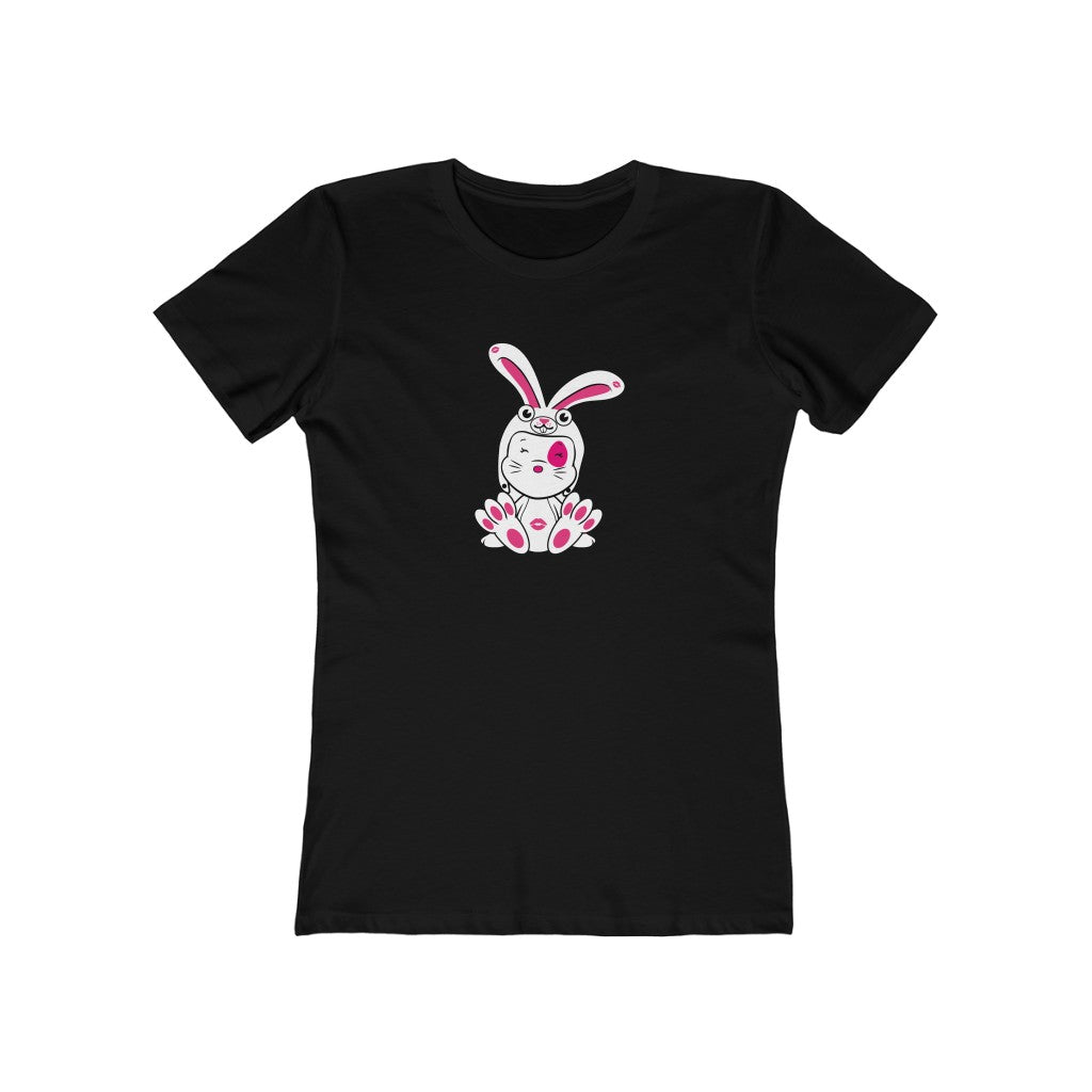 Mumbles In A Bunnysuit Women's The Boyfriend Tee