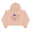 Diamond&#39;s Blowing Purple Kisses Crop Hoodie