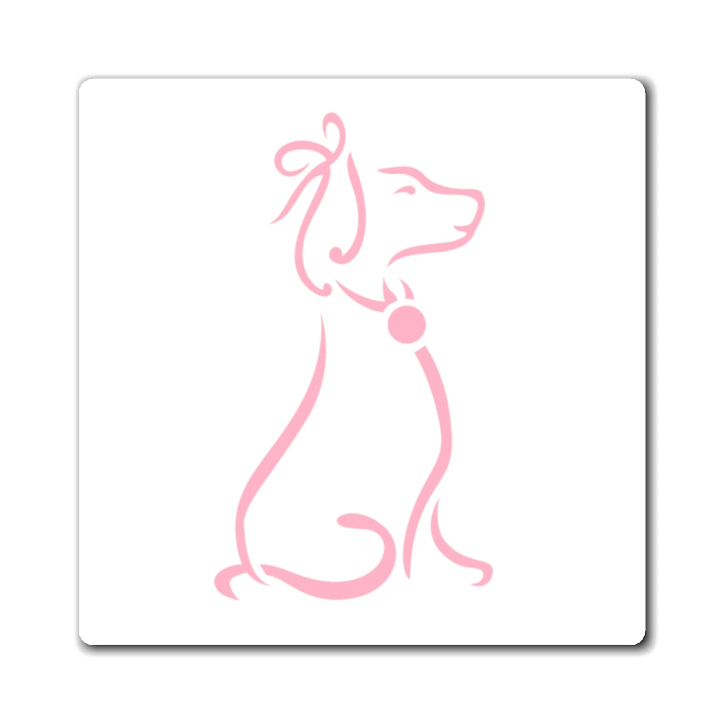 Pink Poochie Diva Icon On Magnets