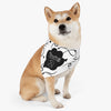 Personalize Turning Birthday Age Black Confetti Background On White Pet Bandana Collar