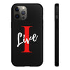 Oversized &quot;I&quot; Cursive LIVE On Tough Cases