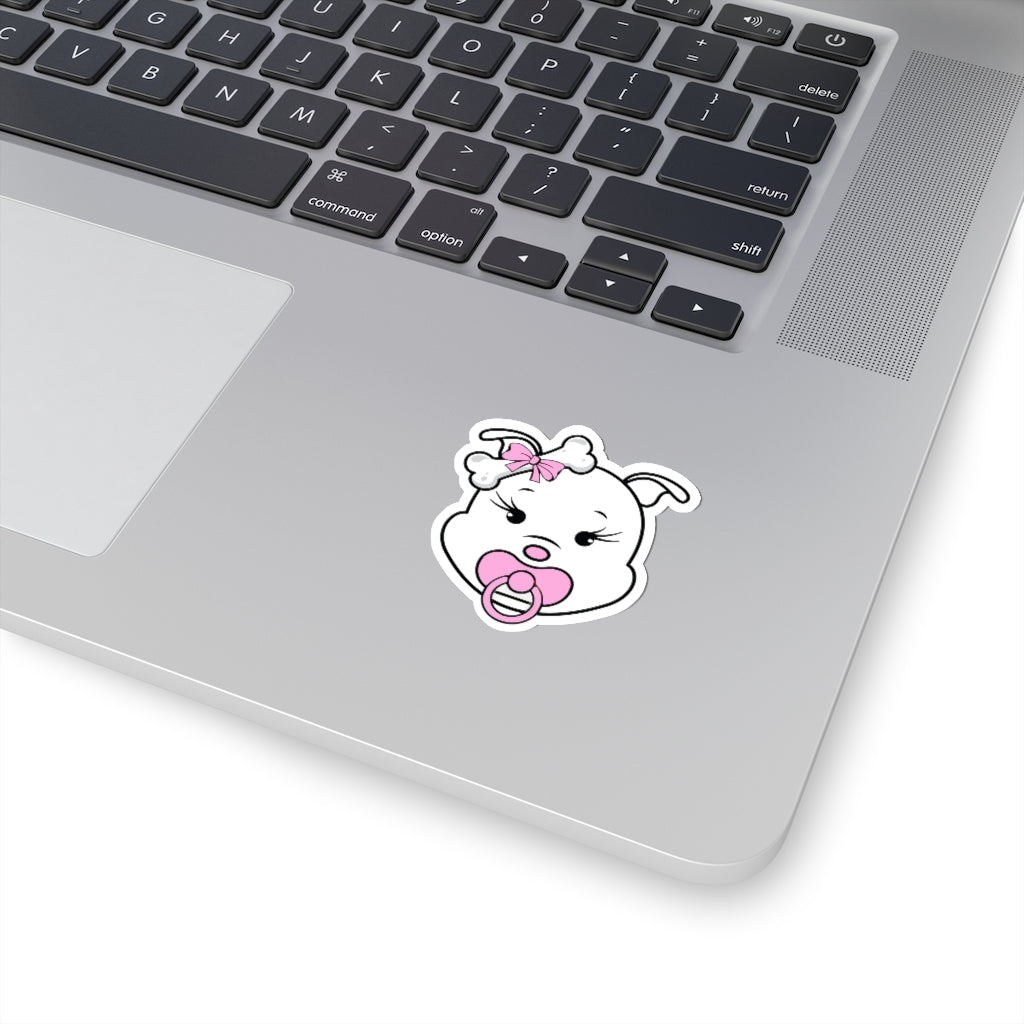 Baby Diva Pink Kiss-Cut Stickers