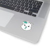 Turquoise Diamond On Kiss-Cut Stickers