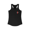 Oversized &quot;I&quot; LIVE On Black Women&#39;s Ideal Racerback Tank