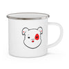 Flip For Her Lips Mumbles On Enamel Camping Mug