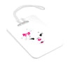 Pink Diamond Face On Bag Tag