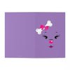 Pink Diamond Face On Lavender Greeting Cards (7 pcs)