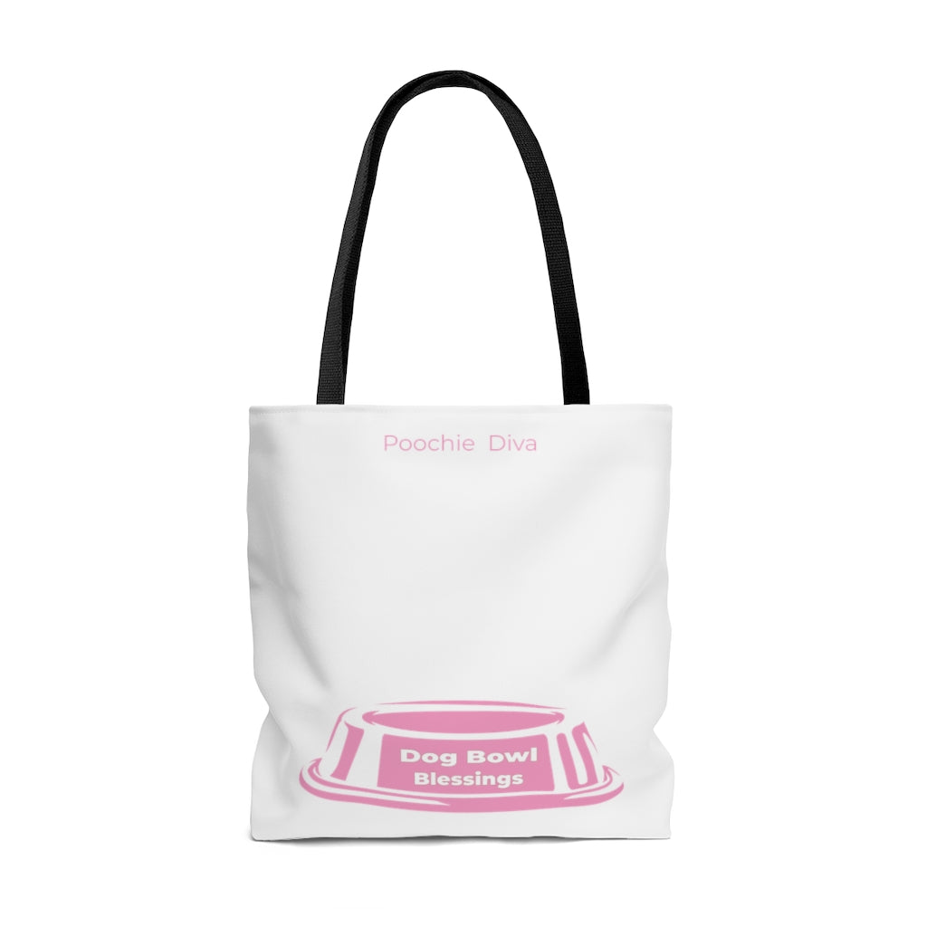 Dog Bowl Blessings Tote Bag