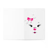 Pink Diamond Face On Greeting Cards (7 pcs)