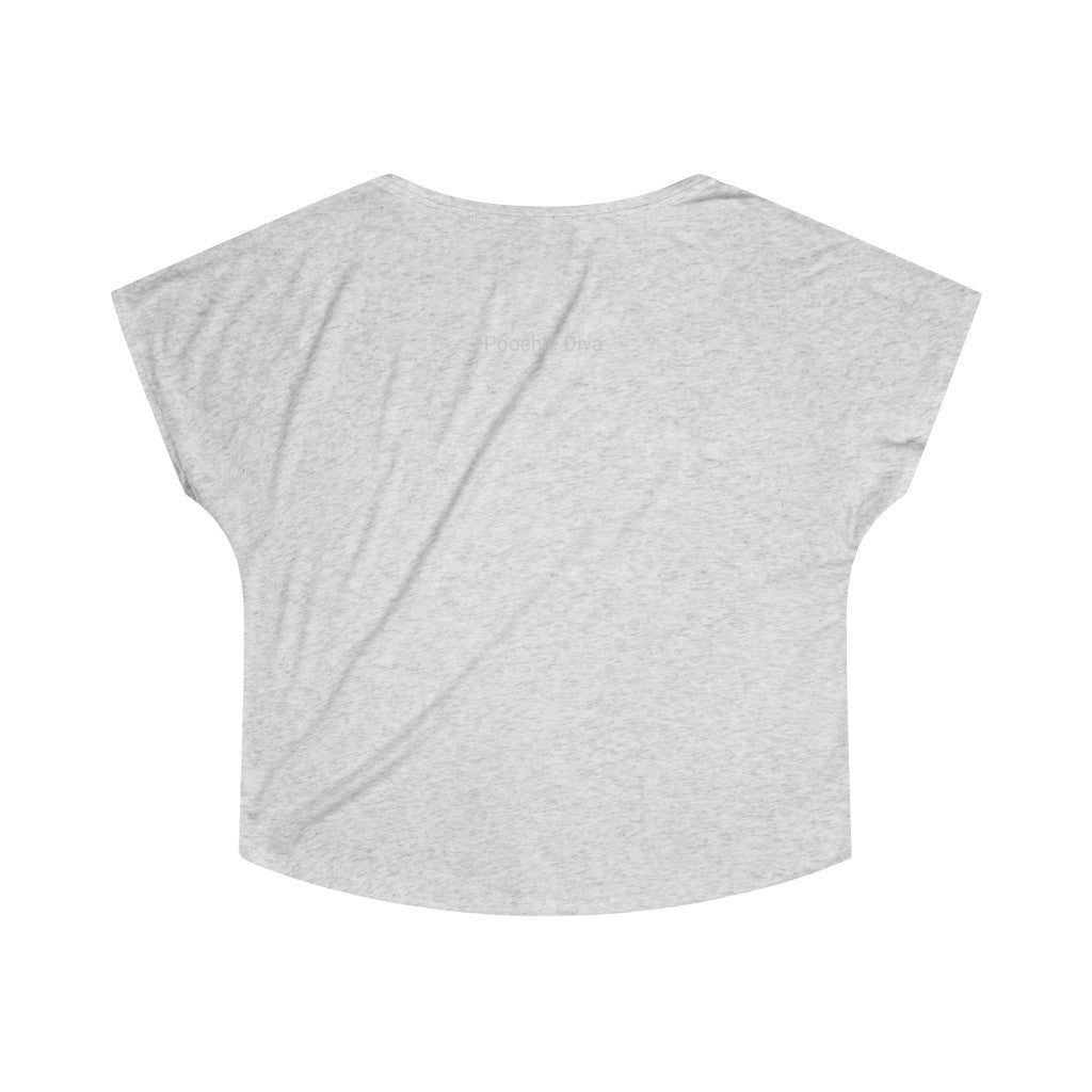 Mumble's White Lips On Women's Tri-Blend Dolman