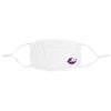 Purple Diamond Lips On Fabric Face Mask