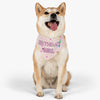 Birthday Girl With Confetti On Pink Pet Bandana Collar