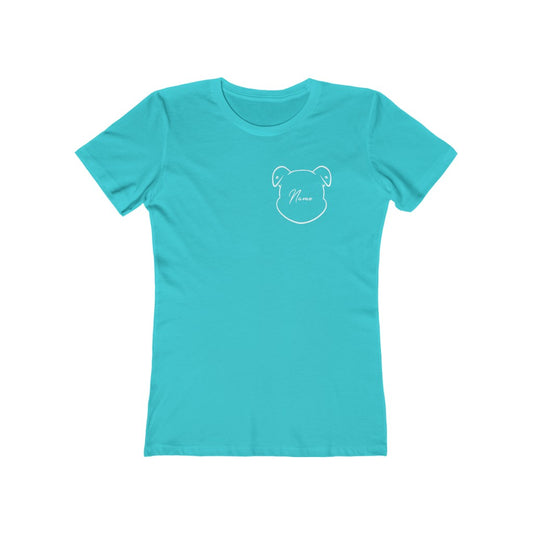 Personalized Mumbles On Women's The Boyfriend Tee