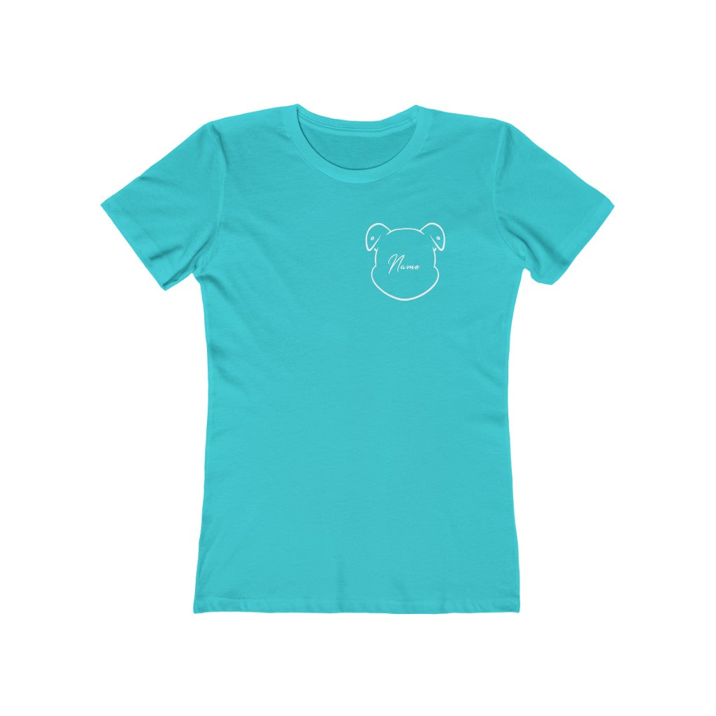 Personalized Mumbles On Women's The Boyfriend Tee