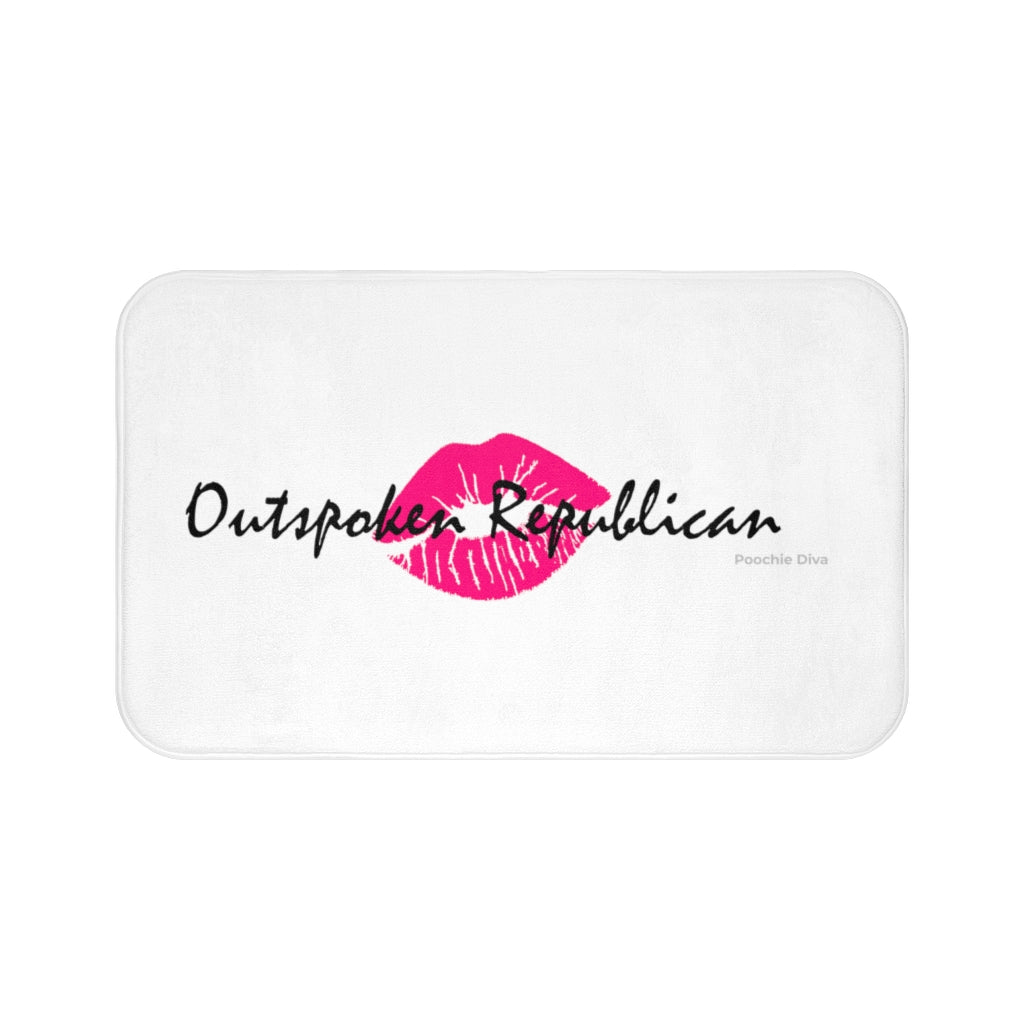 Outspoken Republican Bath Mat