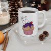 Purple Diamond Cupcake On Ceramic Mug 11oz