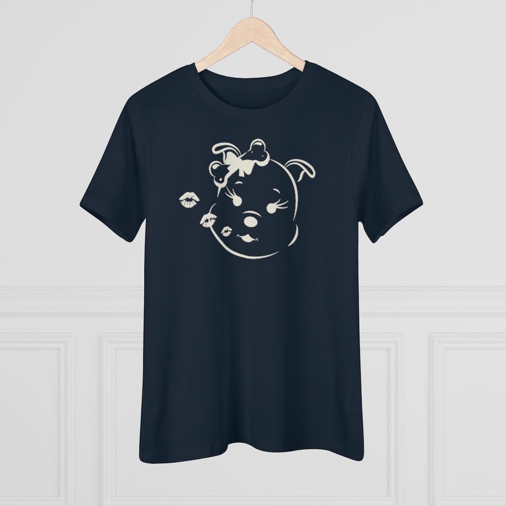 Diamond's Blowing White Kisses Women's Premium Tee