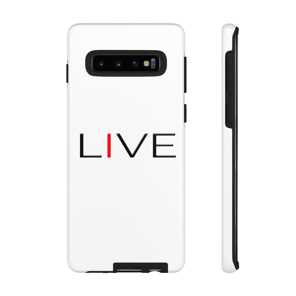 "I" LIVE On White Tough Cases