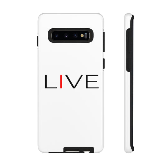 "I" LIVE On White Tough Cases