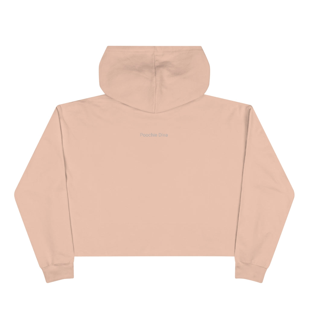 Diamond's Lips Crop Hoodie