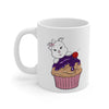 Purple Diamond Cupcake On Ceramic Mug 11oz