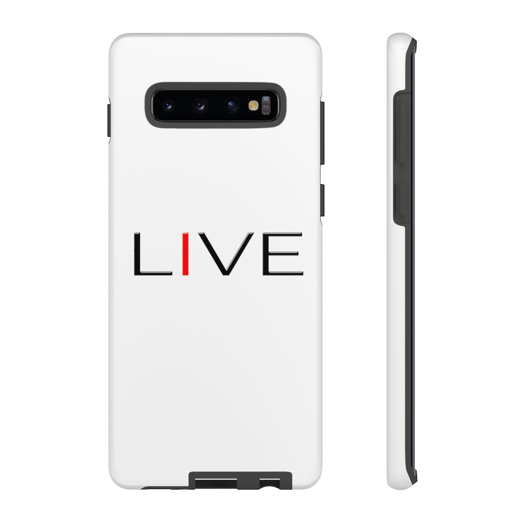 "I" LIVE On White Tough Cases