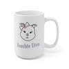 Poochie Diva&#39;s Pink Diamond On Ceramic Mug 15oz