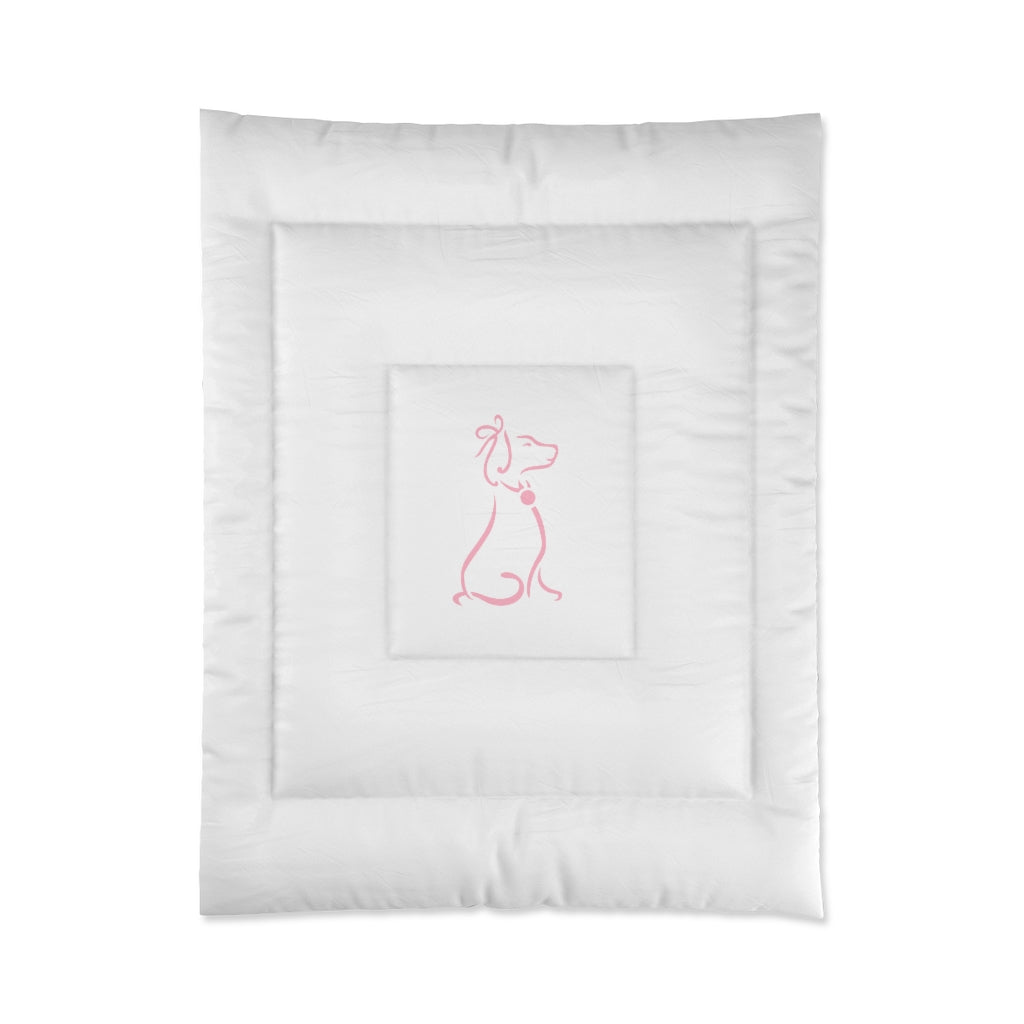 Pink Poochie Diva Icon On A Comforter