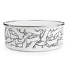 Proud Dog Mom On Dog Bone Pile Enamel Bowl