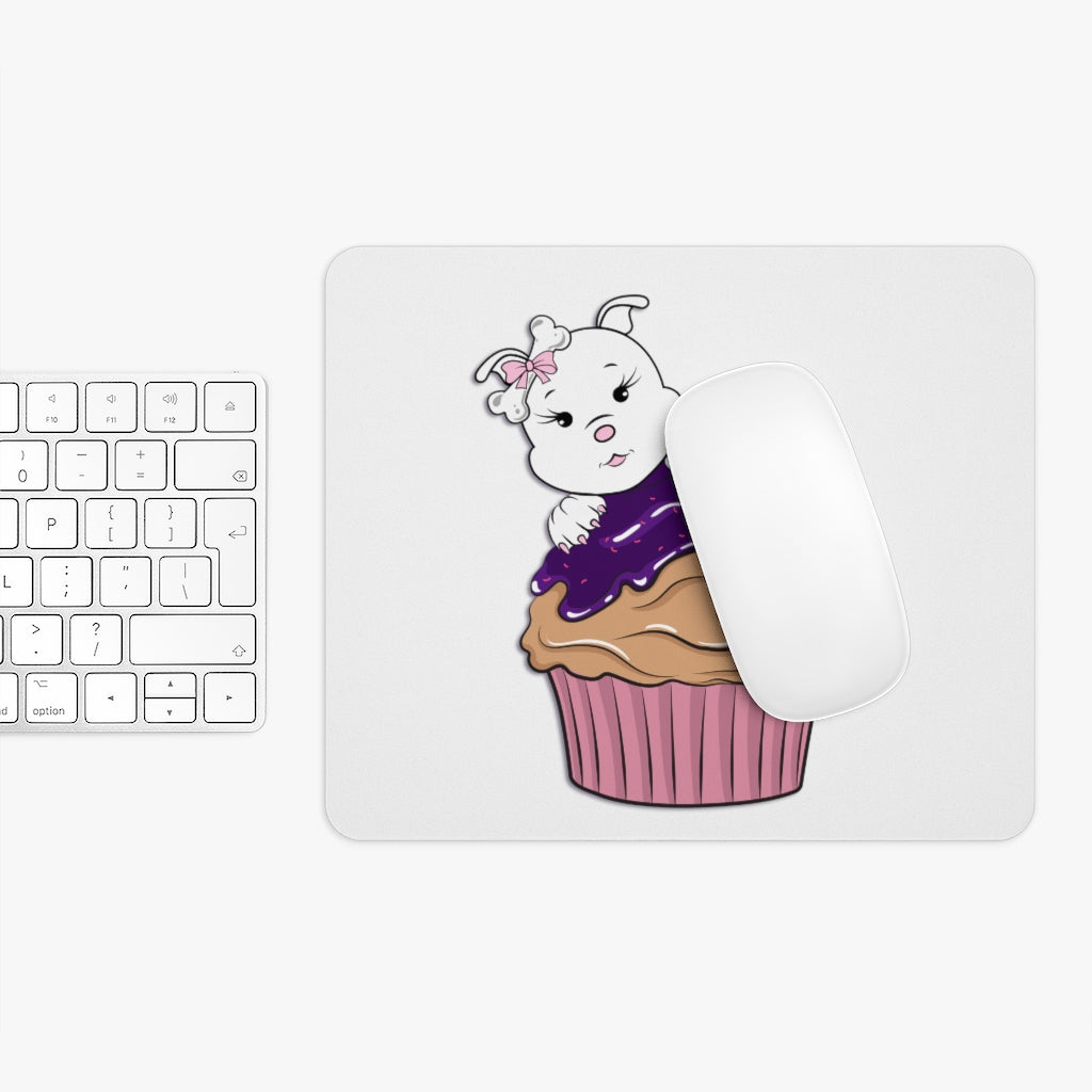 Purple Diamond Cupcake On Mousepad