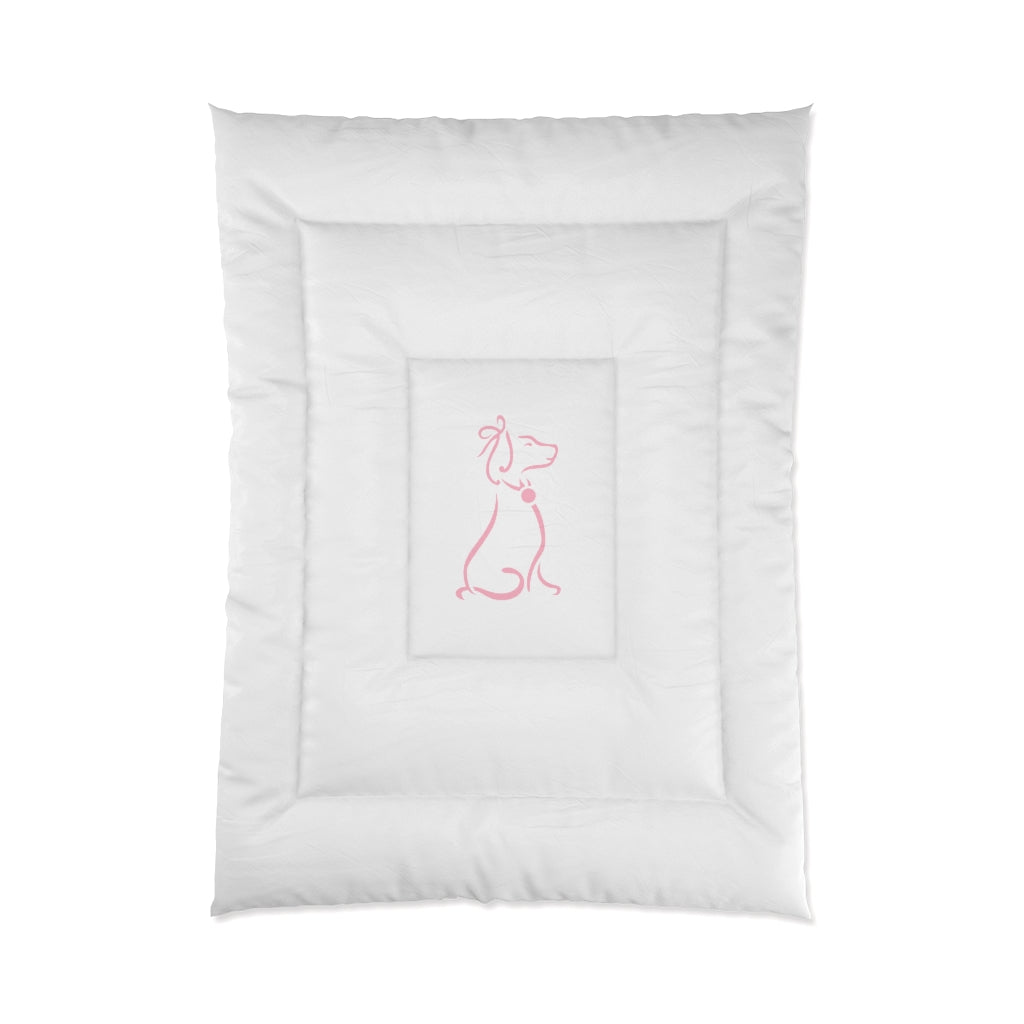 Pink Poochie Diva Icon On A Comforter