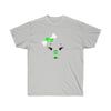 Lime Green Diamond Face Unisex Ultra Cotton Tee