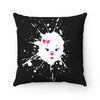 A Splash Of Diamond Face On Spun Polyester Square Pillow